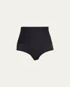 Eres Gredin High-waist Adjustable Bikini Bottom In Black