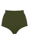 Eres Gredin High-waisted Bikini Bottoms In Green