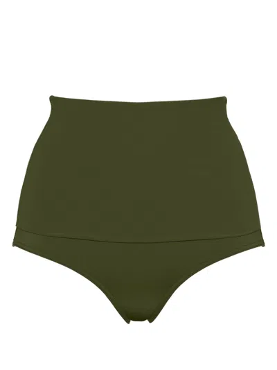 Eres Gredin High-waisted Bikini Bottoms In Green