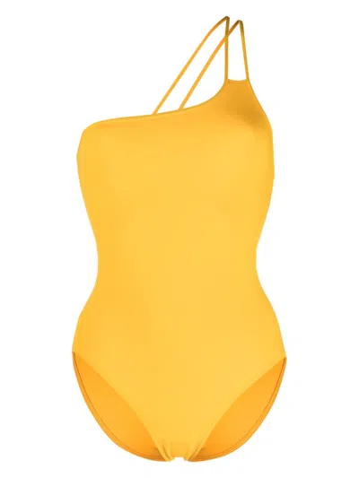 Eres Gurana One-shoulder One-piece Swimsuit In Orange