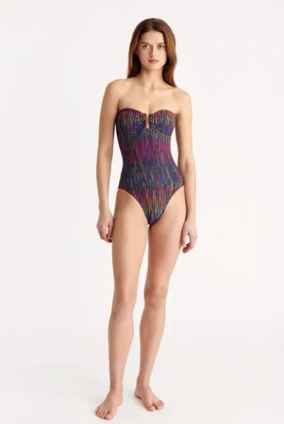 Eres Halo Bustier One-piece In Multi