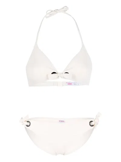 Eres Halterneck Bikini Set In White