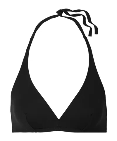 Eres Halterneck Bikini Top In Black