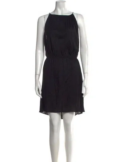 Pre-owned Eres Halterneck Mini Dress In Black