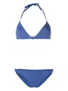 Eres Halterneck Tie Fastening Bikini In Blau