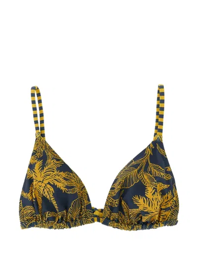 Eres Hamac Triangle Bikini Top Adjustable Straps Tropical In Multi