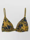 Eres Hamac Triangle Bikini Top Adjustable Straps Tropical In Multi