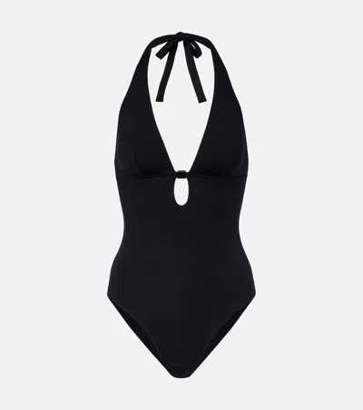 Eres Harmony Halterneck Swimsuit In Black