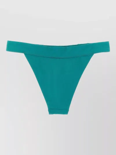 Eres Heritage Bikini Briefs Button Detail Waistband In Metallic