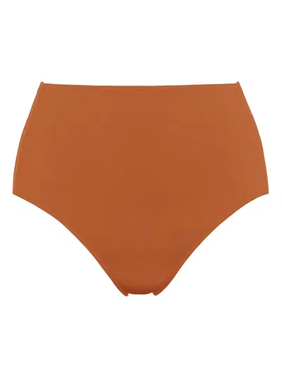 Eres High-waisted Bikini Bottoms In 褐色