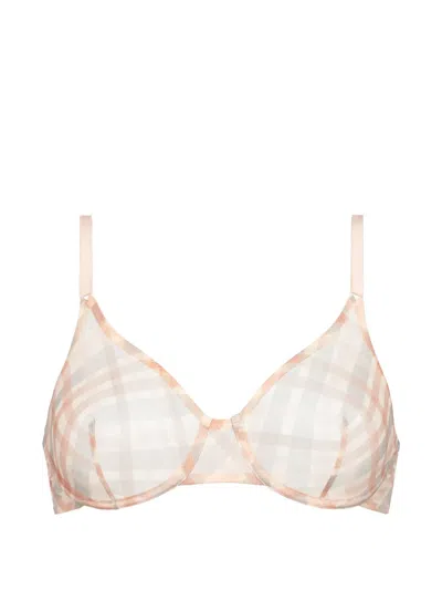 Eres Highlands Checked Bra In Neutral