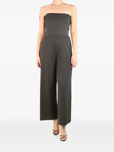 Pre-owned Eres High-waisted Wide-leg Trousers In Green