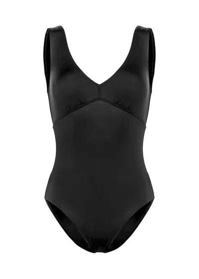 Eres Hold Up One Piece Swimsuit Noir In Black