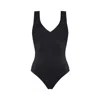 Eres Hold Up Low-back One-piece Swimsuit In Black