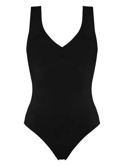 Eres Hold Up Low-back One-piece Swimsuit In Black