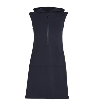 Eres Sprint Hooded Minidress In Blue