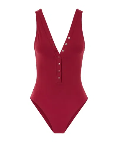 Eres Les Essentiels Icone Swimsuit In Red