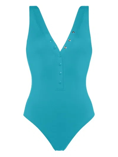 Eres Icone One-piece Swimsuit In Blue
