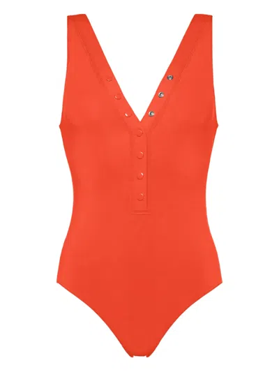 Eres Icône One-piece Swimsuit In Orange