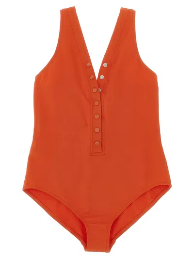 Eres 'icône' One-piece Swimsuit In Orange
