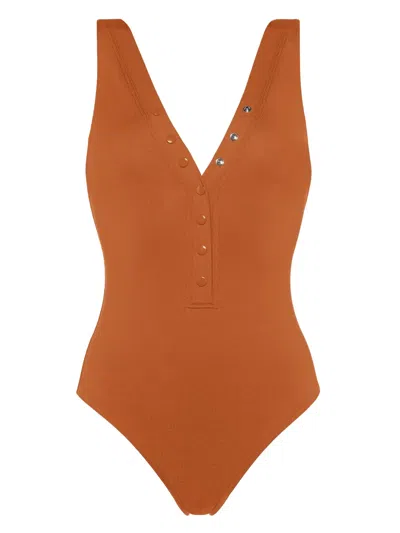 Eres Icône Swimsuit In 褐色