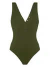 Eres Icone Tank Swimsuit In Green