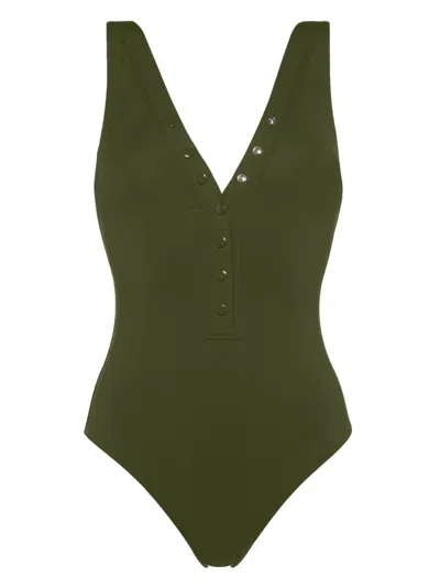 Eres Icone Tank Swimsuit In Grey
