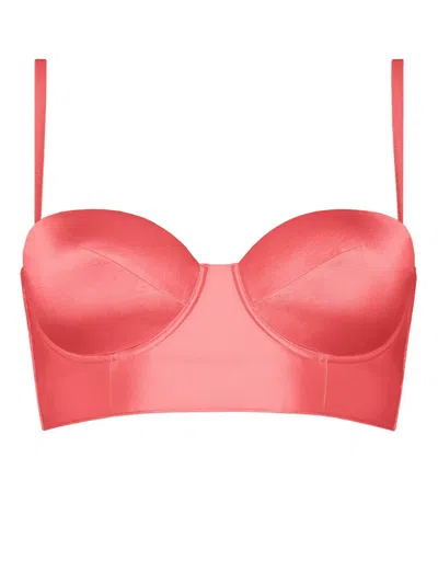 Eres Idylle Bustier Bra In Pink