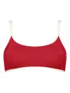 Eres Iman Bikini Top In Red