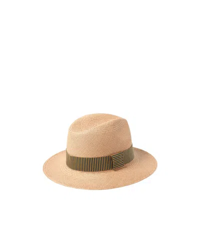 Eres Indented Bucket Hat In Nude