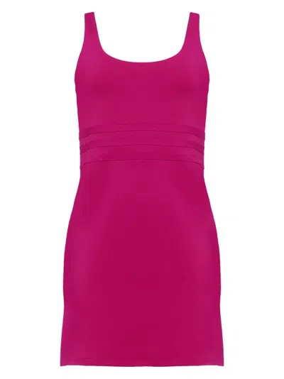 Eres India Sleeveless Minidress In Pink