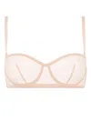 Eres Indiscrete Convertible Stretch Tulle Bra In Cosmetic H16