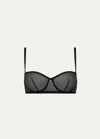 Eres Indiscrete Convertible Stretch Tulle Bra In Ultra