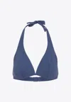 Eres Initiale Bikini Top In Blue