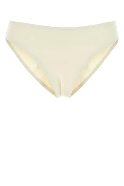 Eres Ivory Stretch Nylon Coulisse Bikini Bottom In White