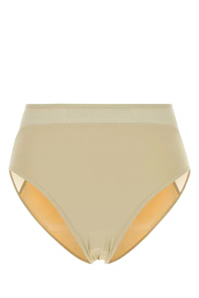 Eres Ivory Stretch Nylon Gloire Bikini Bottom In Brown