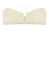 Eres Top Bikini Show In Nylon Stretch Avorio Donna