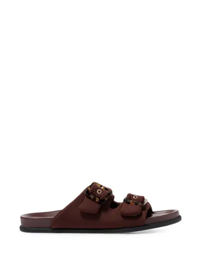 Eres Izia Buckle-fastening Mules In Brown