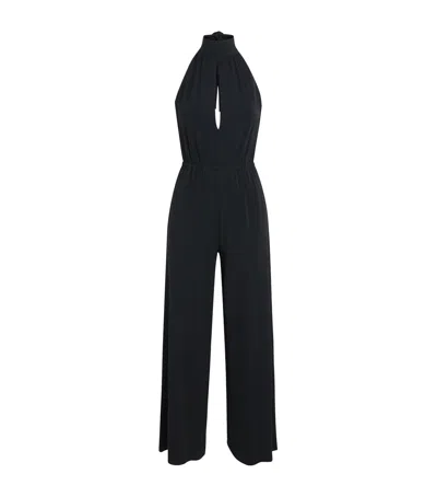 Eres Jersey Halterneck Jumpsuit In Black