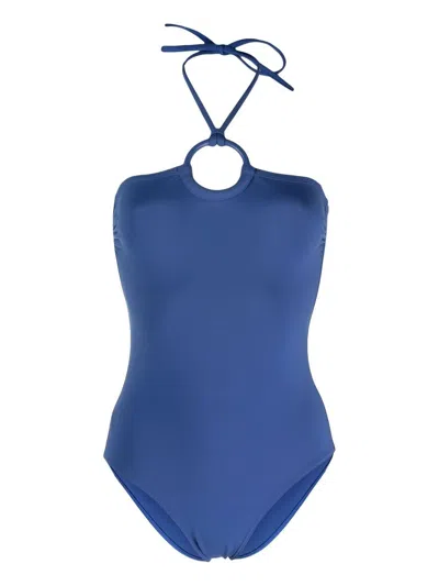 Eres Juanita Ring-embellished Swimsuit In Blue