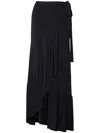 Eres Julia Ruffled Wrap Skirt In Black