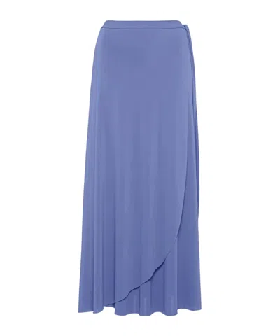 Eres Julieta Beach Skirt In Blue