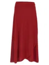 Eres Julieta Wrap-effect Beach Skirt In Red
