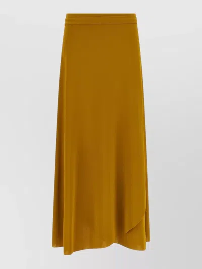 Eres Julieta Midi Sarong Skirt Wrap Tie In Brown