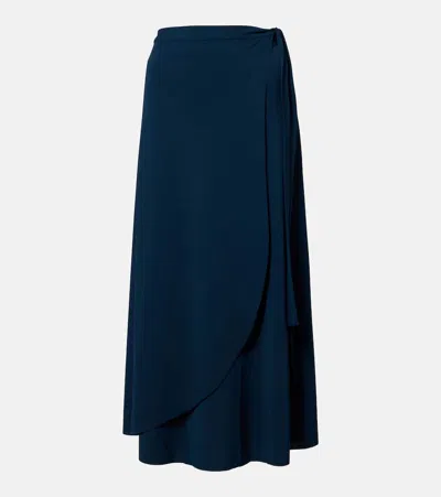 Eres Julieta Midi Skirt In Blue