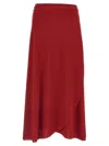 Eres Julieta Wrap-effect Beach Skirt In Red