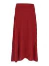 Eres Julieta Wrap-effect Beach Skirt In Red