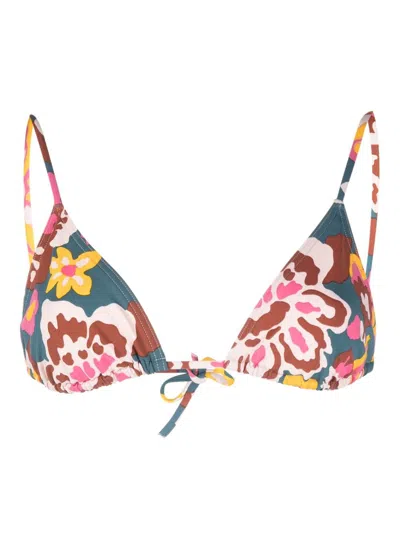 Eres Kiwi Small Triangle Bikini Top In Blue