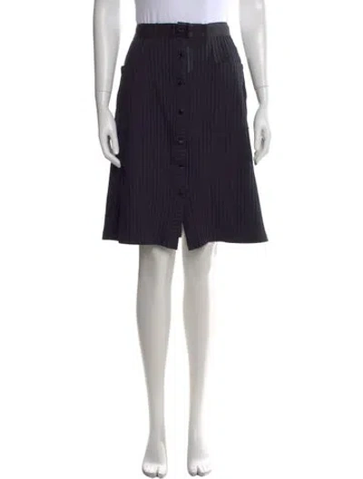 Pre-owned Eres Knee-length Skirt In Blue