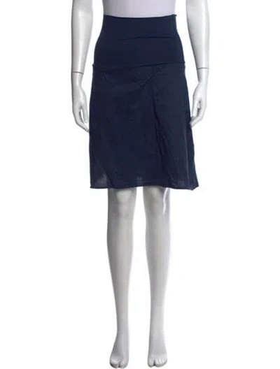 Pre-owned Eres Knee-length Skirt In Blue